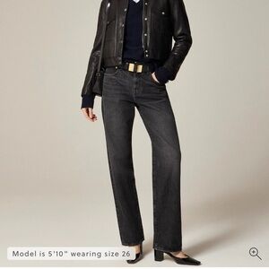 J. Crew tall high-rise relaxed straight jean